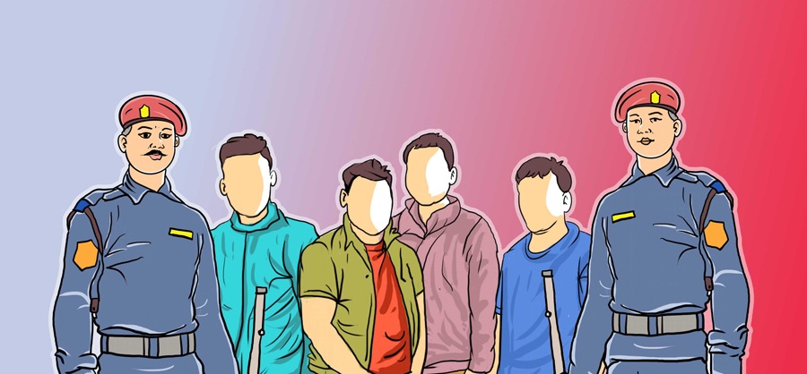 रौतहटमा लागुऔषध ब्राउन सुगरसहित चारजना पक्राउ