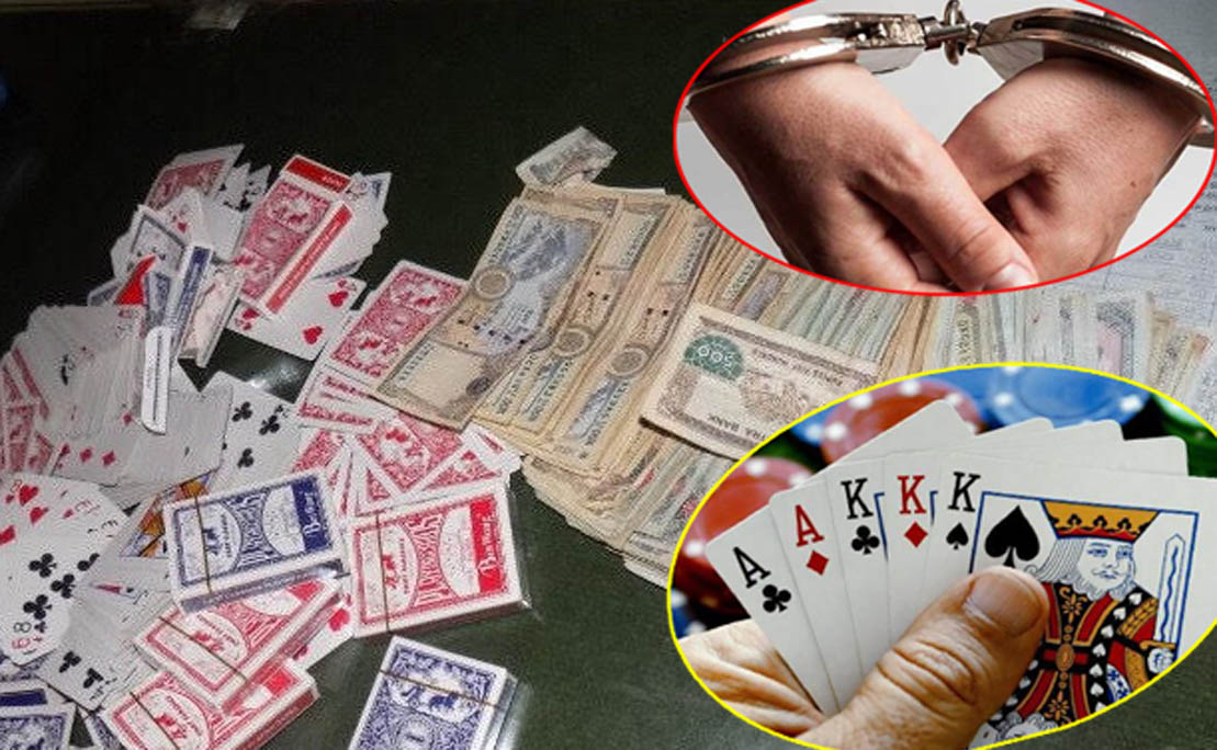 घोराहीमा तास खेलिरहेका १२ जना पक्राउ