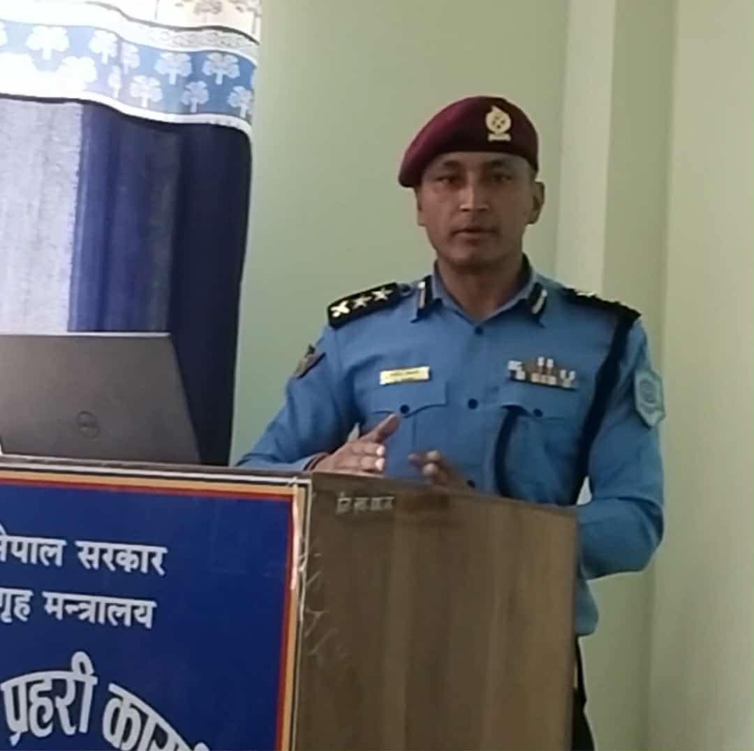 रौतहटमा भइरहेको अपराधलाई समाप्त पार्ने कार्यमा प्रहरी अहोरात्र खटिने :- प्रहरी प्रमुख कार्की