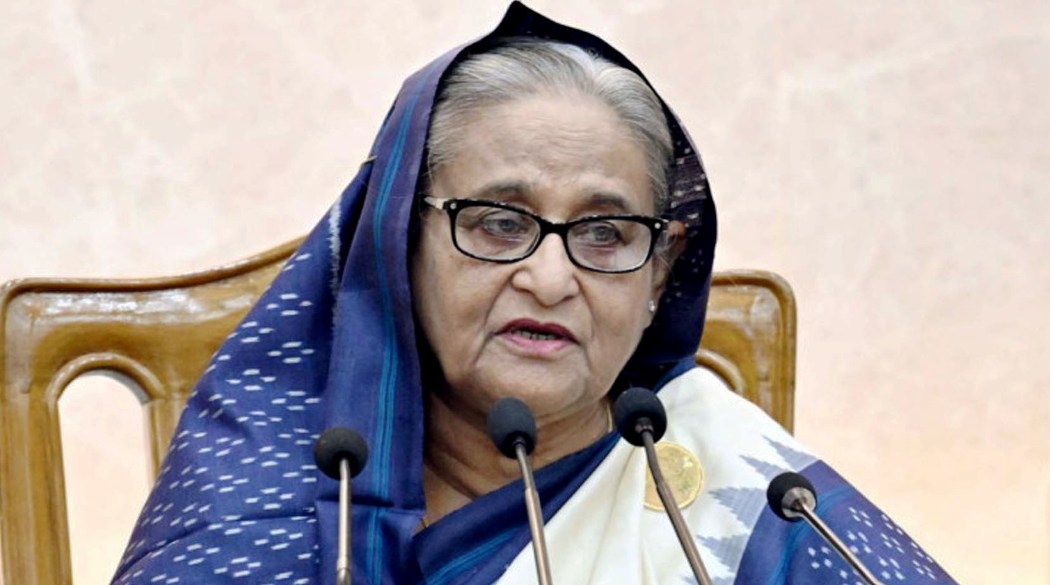 पूर्वप्रधानमन्त्री शेख हसिनाको पार्टी कार्यालयमा आगजनी र तोडफोड