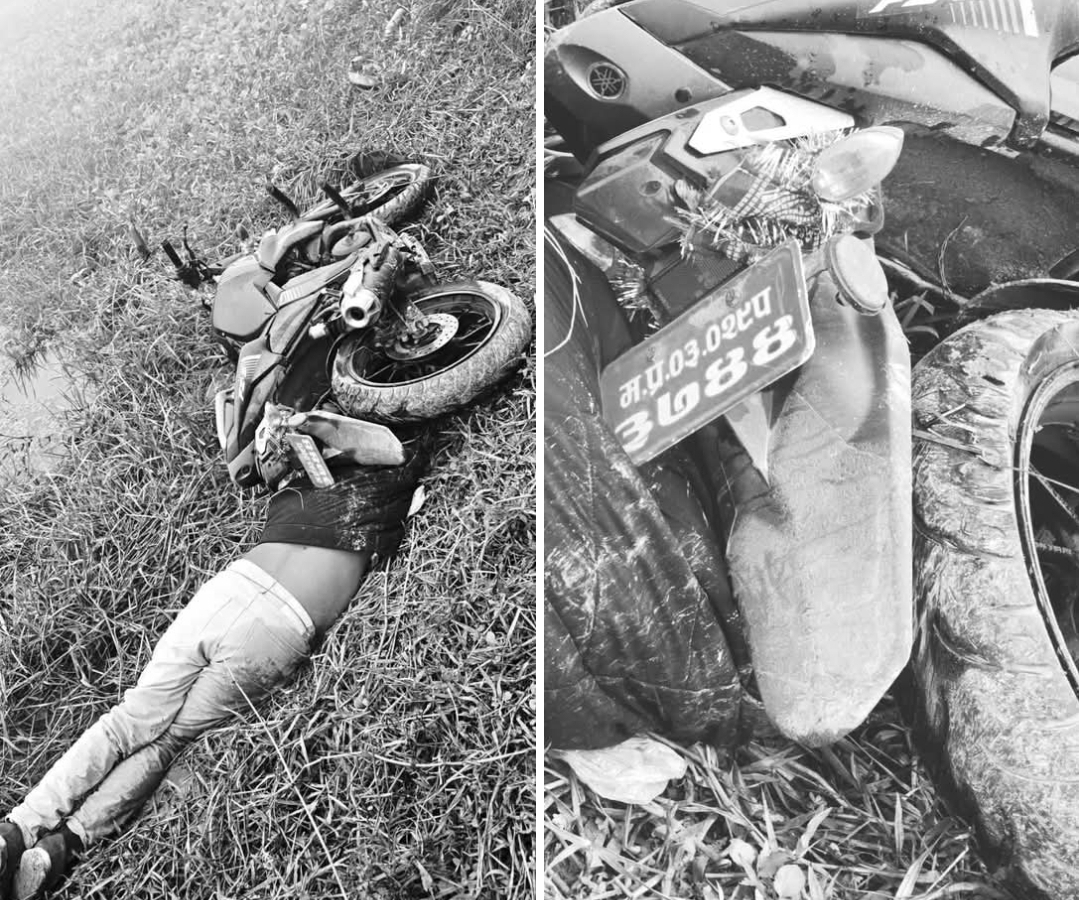 सर्लाहीमा मोटरसाइकल दुर्घटना, घटनास्थलमै चालकको मृत्यु