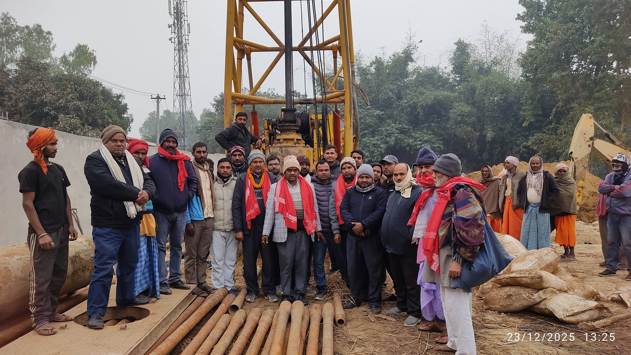 नगर प्रमुख कुर्मिद्धारा शुद्ध खानेपानी ओभरहेड ट्यांकीका लागि डिप बोरिङको शिलान्यास, ७ हजार उपभोक्ता प्रत्यक्ष लाभान्वित हुने