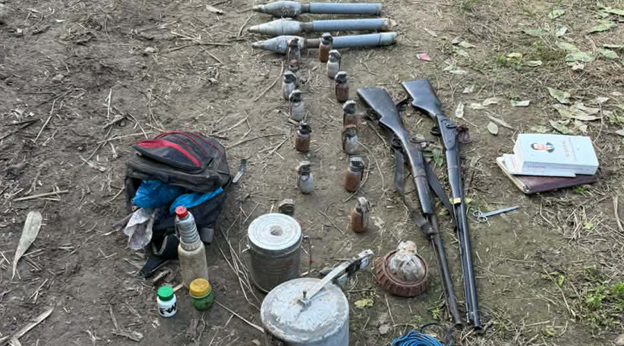 अर्घाखाँचीको बोक्सेमा हातहतियारसहित विष्फोटक फेला