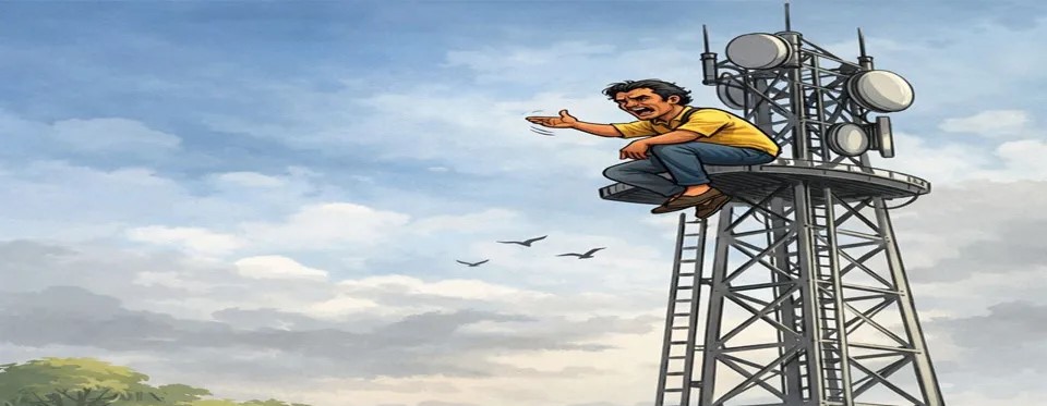 पत्नी र सन्तान हुँदाहुँदै सालीसँग विवाहको माग गर्दै युवक टावरमा, आत्महत्या गर्ने चेतावनी