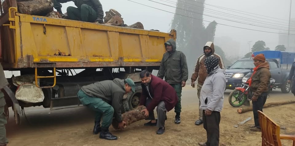 चिसो बढेपछि रौतहटको गरुडा नगरपालिकाले दाउरा वितरण