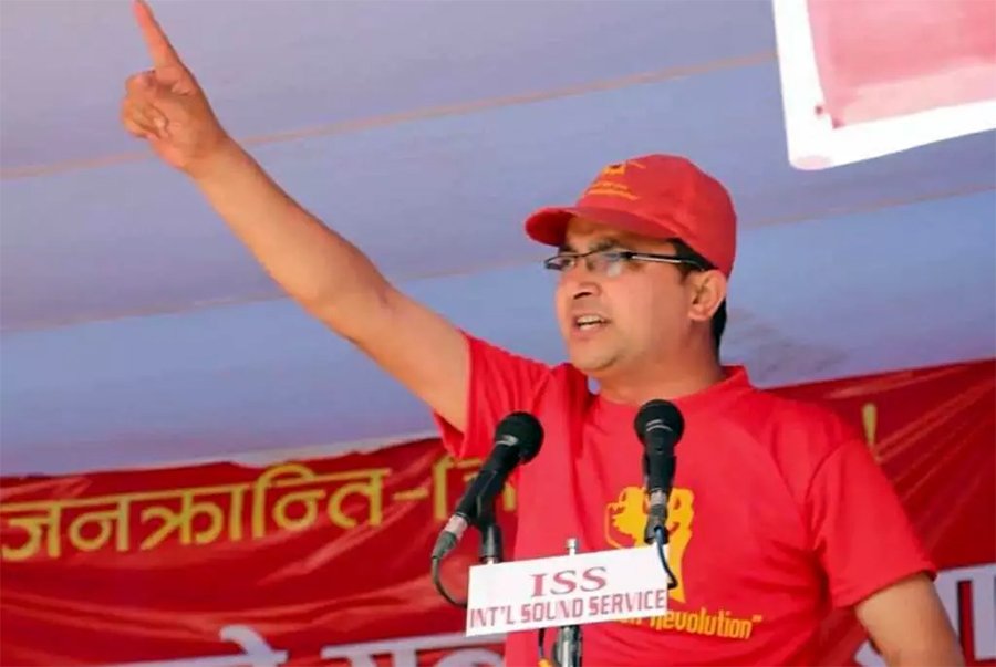 विप्लव समूह त्यागेर चिरञ्जीवी ढकाल प्रचण्डसँग