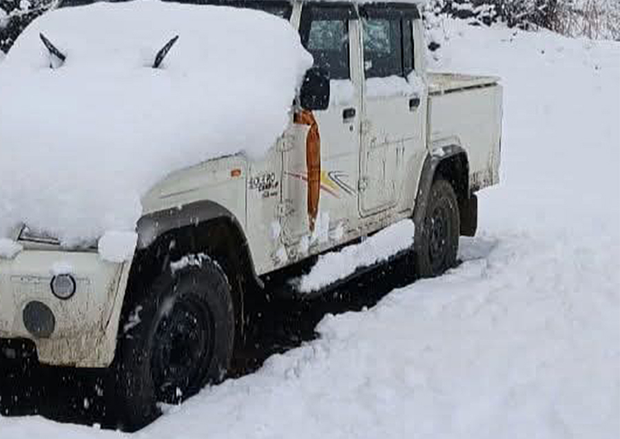 डोल्पा प्रवेशमार्गमा हिमपात, यात्रु उद्धारको माग