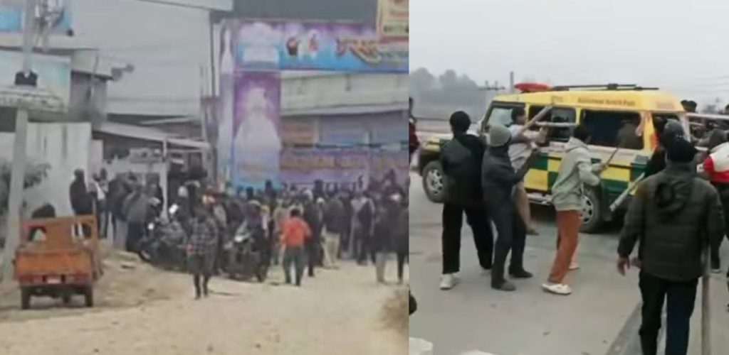 धनुषामा झडप १६ अश्रुग्यास प्रहार, ८ जना घाइते