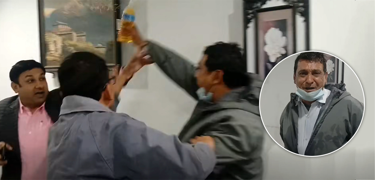 जग्गा लिलामीको पीडामा बैंकभित्रै आत्मदाह प्रयास