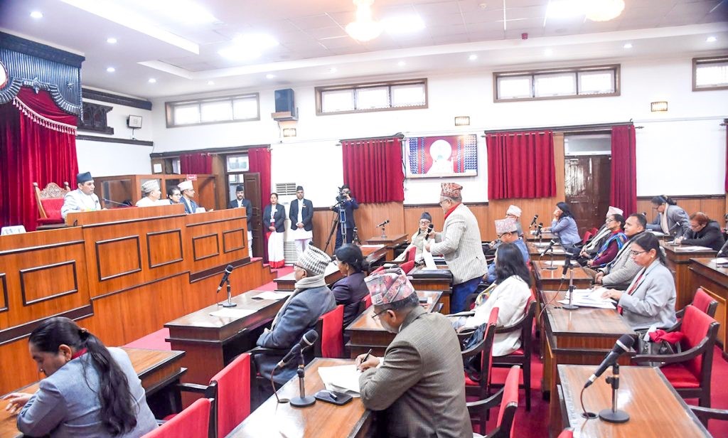 राष्ट्रिय सभामा सांसदद्वारा दलहरूको एजेण्डा अवलोकन