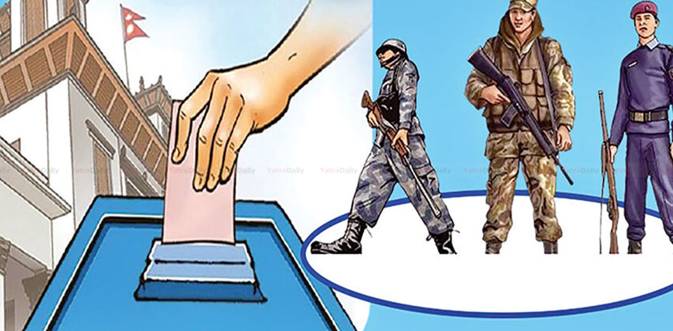 निर्वाचन सुरक्षाका लागि तीन लाख भन्दा बढी सुरक्षाकर्मी परिचालन