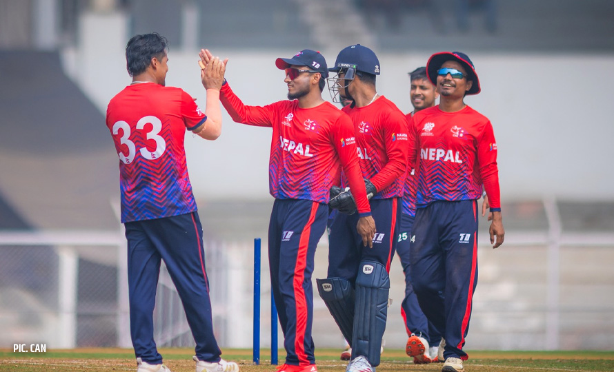 वार्म–अप खेलबाट टी–२० विश्वकप यात्रा सुरु, नेपाल आज यूएईसँग