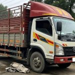 दुर्घटनापछि फरार ट्रक पर्सामा समातियो