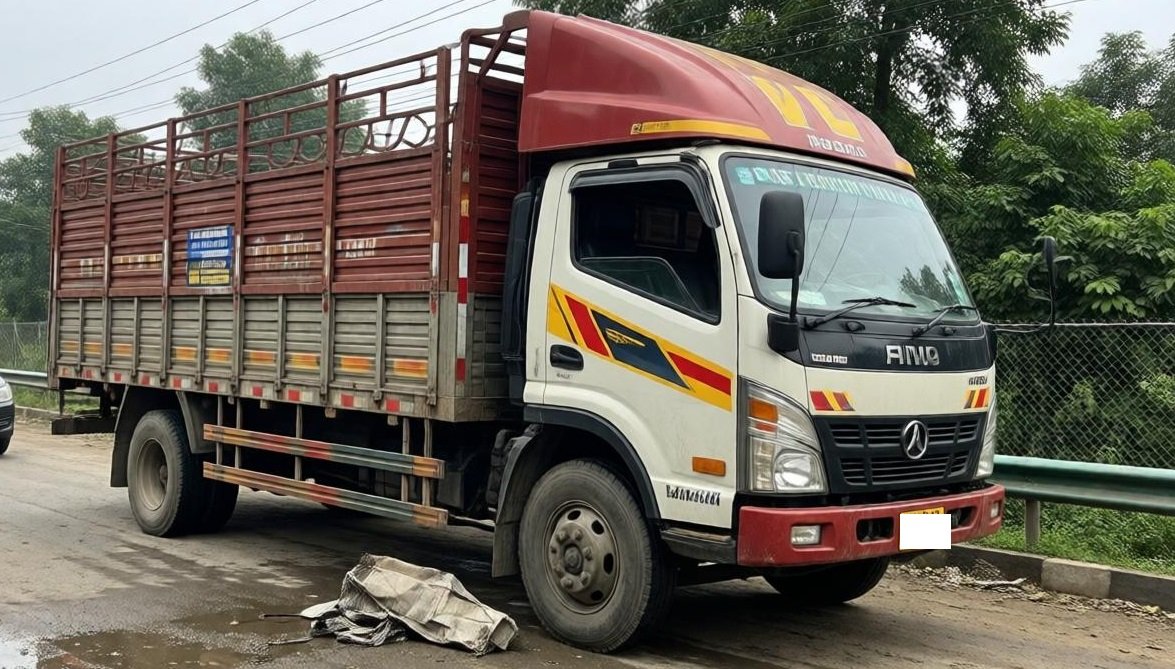 दुर्घटनापछि फरार ट्रक पर्सामा समातियो