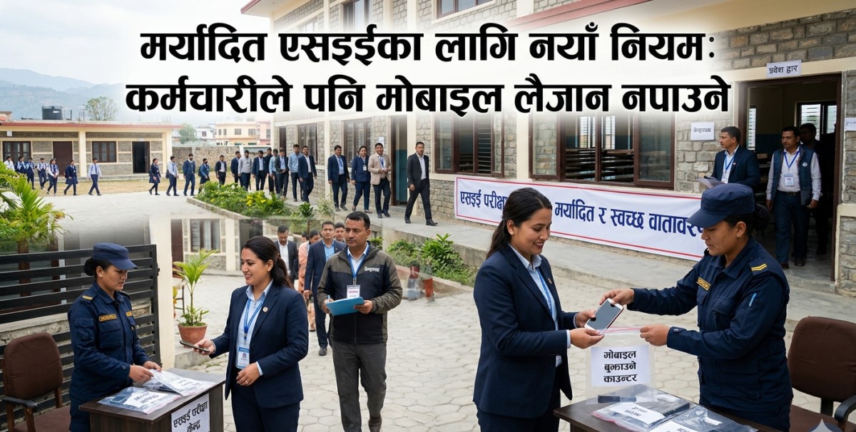 एसइई केन्द्रमा मोबाइल भेटिए जफत मात्र होइन, नष्ट गरिने