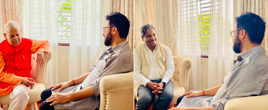 मधेश केन्द्रित नेताहरूसँग रवि लामिछानेको संवाद