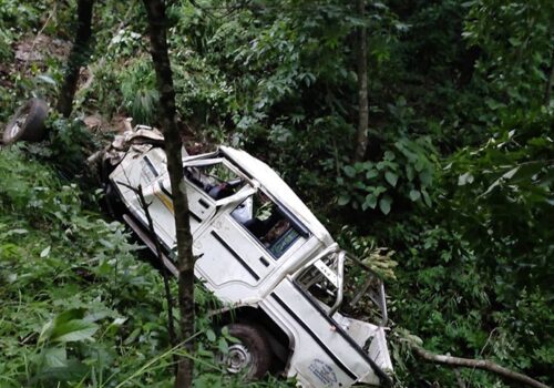 दार्चुलामा जिप दुर्घटना, घाइते ४ सहित २ जनाको मृत्यु