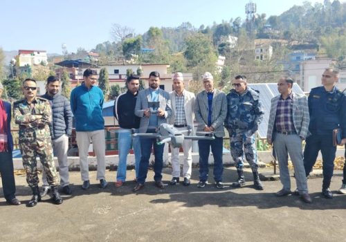 अर्घाखाँचीमा डढेलो नियन्त्रणका लागि ड्रोन निगरानी सुरु