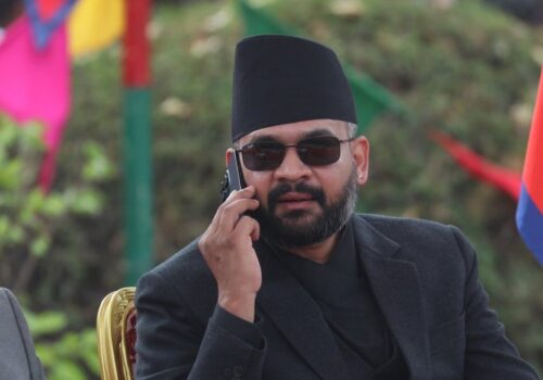 सांसदहरूसँग राजनीतिक छलफलमा प्रधानमन्त्री शाह