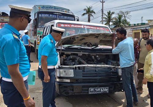 प्राविधिक जाँचमा फेल ५६ सवारी, मर्मतपछि मात्रै चलाउन निर्देशन