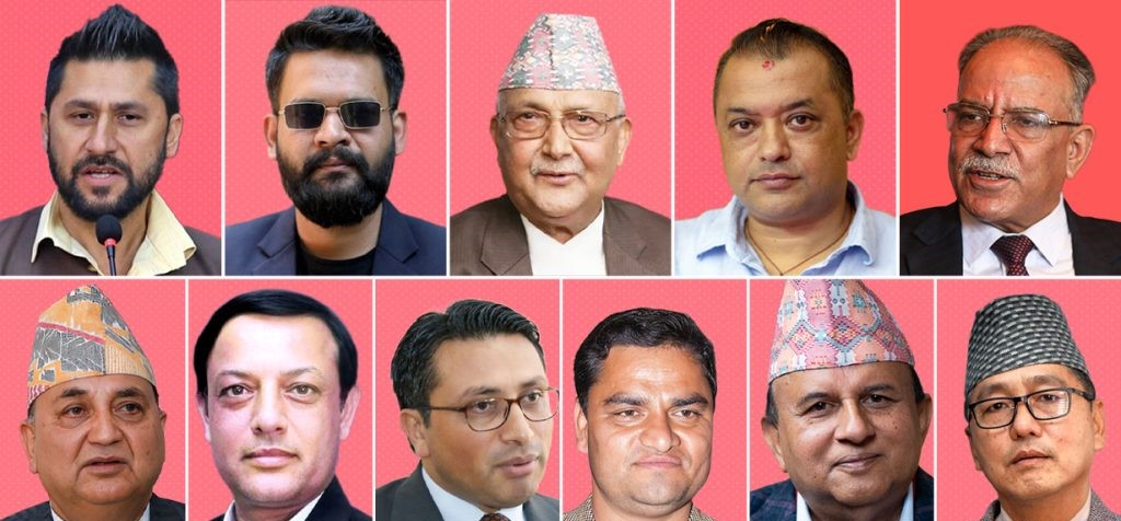 शीर्ष नेताहरूको चुनावी अवस्था : को अगाडि, को पछि ?