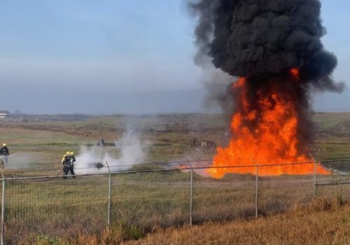 आगलागी जोखिम न्यूनीकरणका लागि विमानस्थलमा अभ्यास