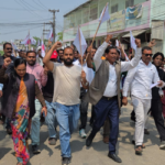 रौतहटमा एमालेको विरोध प्रदर्शन