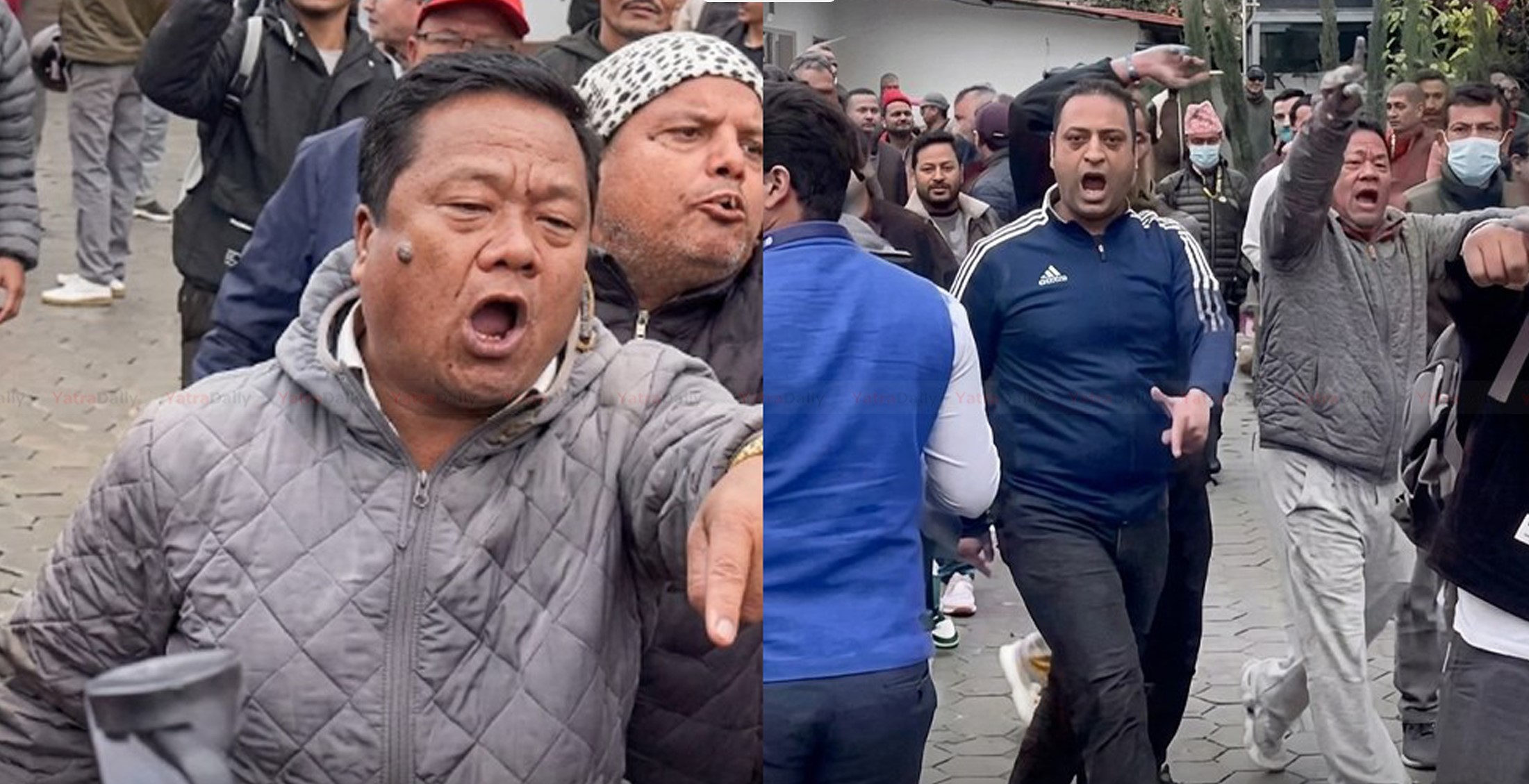 एमाले बैठकस्थलमा पत्रकारमाथि आक्रमण, कार्यकर्ताको दुर्व्यवहार चर्कियो