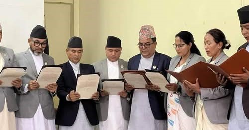 गण्डकीमा मन्त्रिमण्डल हेरफेर, नयाँ मन्त्रीले लिए शपथ