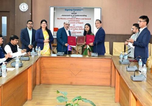 भारत सरकार द्वारा ४७ करोड अनुदान सहयोग, नेपालको  ७ वटा विकास परियोजनाहरुको समझदारी पत्रमा हस्ताक्षर