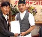 मन्त्रीहरूसमक्ष जिल्लाका समस्या राख्दै सांसद राई