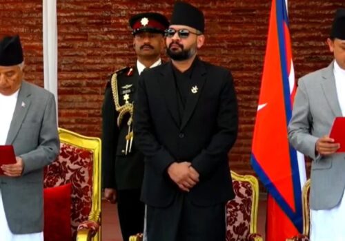 डीपी अर्यालले लिए सभामुखको पद तथा गोपनीयताको शपथ