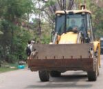 थापाथली मा सुकुमवासी बस्ती हटाउन थपिए दुई डोजर