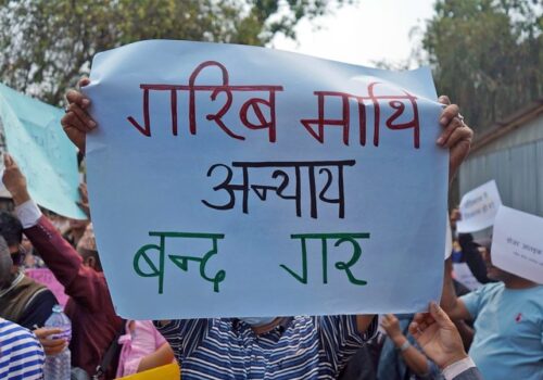 सुकुमवासी बस्तीमा आन्दोलन चर्कियो, रवि लामिछानेलाई छाती थाप्न आउन आग्रह