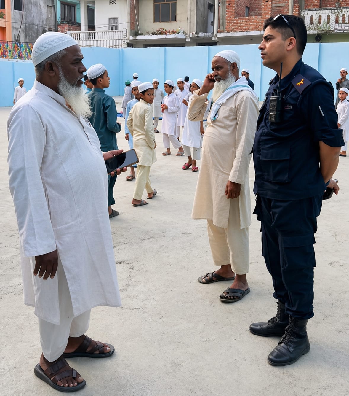 वीरगंजका मदरसामा प्रहरीको कडा अनुगमन, दर्ताविहीनलाई चेतावनी