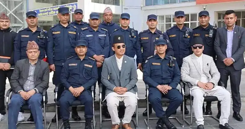 गुरुङले प्रहरी परिसर काठमाडौँको निरीक्षण गरे