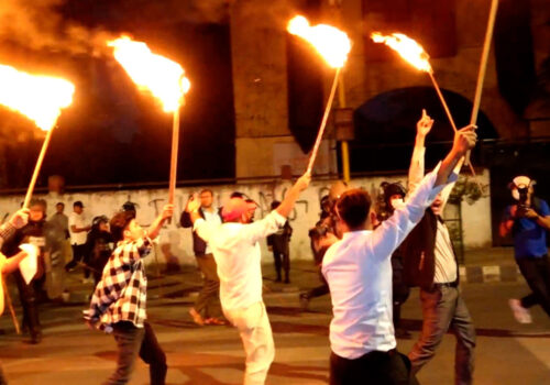 पेट्रोलियम मूल्यवृद्धिविरुद्ध काठमाडौंमा विरोध प्रदर्शन