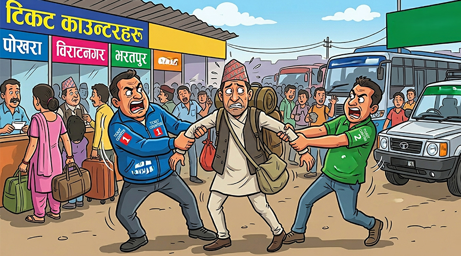  यात्रुलाई तानातान गरेको आरोपमा ४८ जना पक्राउ