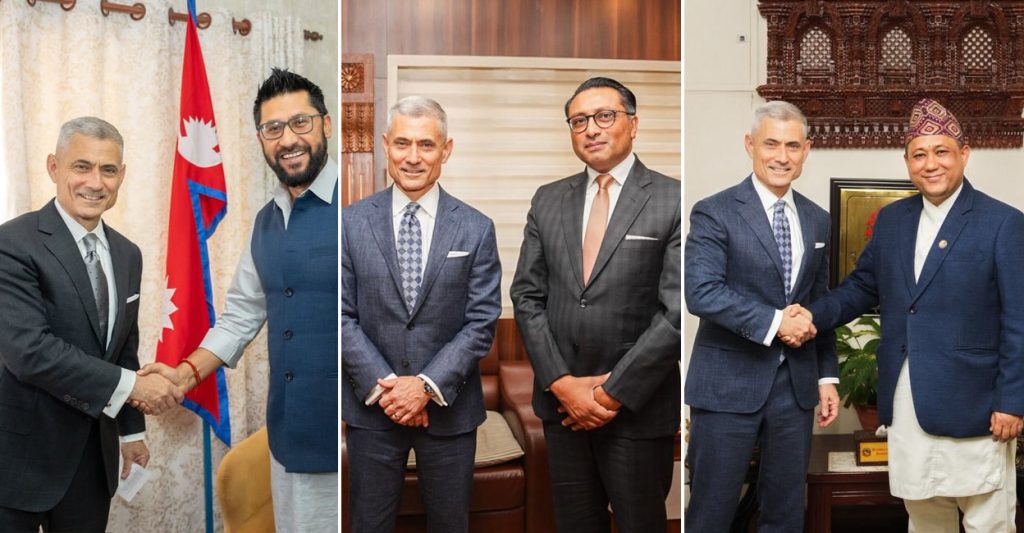 अमेरिकी सहायक विदेशमन्त्रीको नेपाल भ्रमण सकियो, रास्वपासँग साझेदारी छलफल