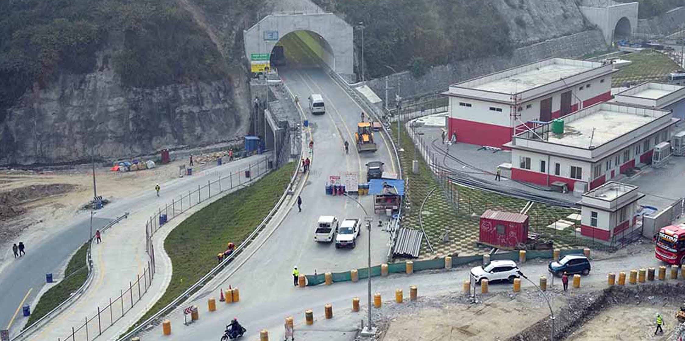 काठमाडौं–धादिङ जोड्ने नेपालको पहिलो आधुनिक सडक सुरुङमार्ग