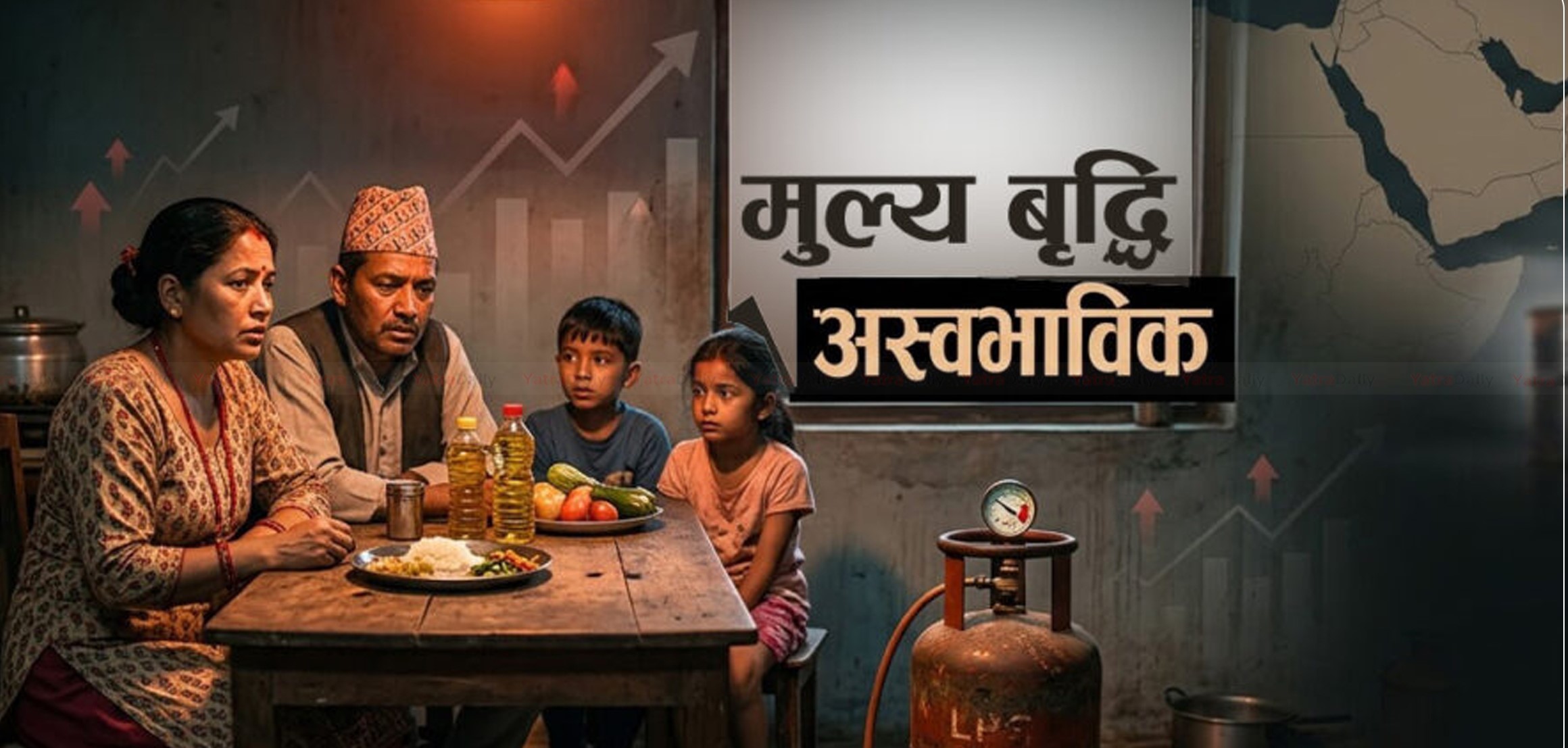 पश्चिम एसियाको तनावले नेपाली बजार प्रभावित, ग्यास र खाद्यान्न महँगियो