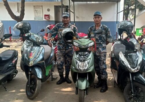 वीरगञ्जमा सशस्त्र प्रहरीको कारबाही, २२ भारतीय ई–स्कुटर जफत