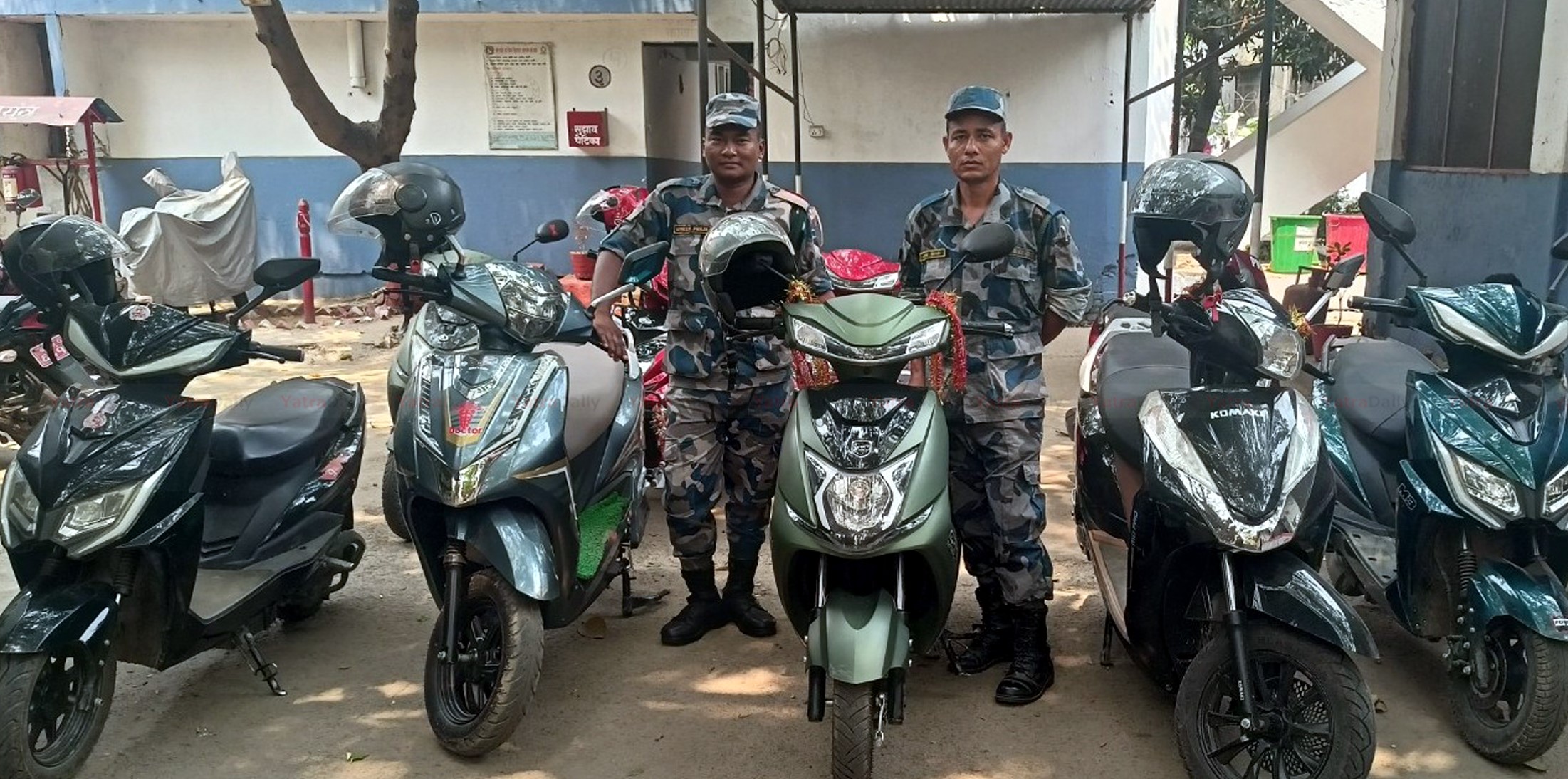 वीरगञ्जमा सशस्त्र प्रहरीको कारबाही, २२ भारतीय ई–स्कुटर जफत