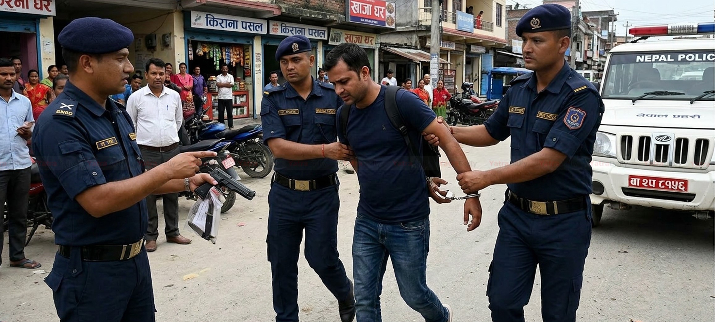 कटुवा पेस्तोलसहित रौतहटमा भारतीय नागरिक पक्राउ