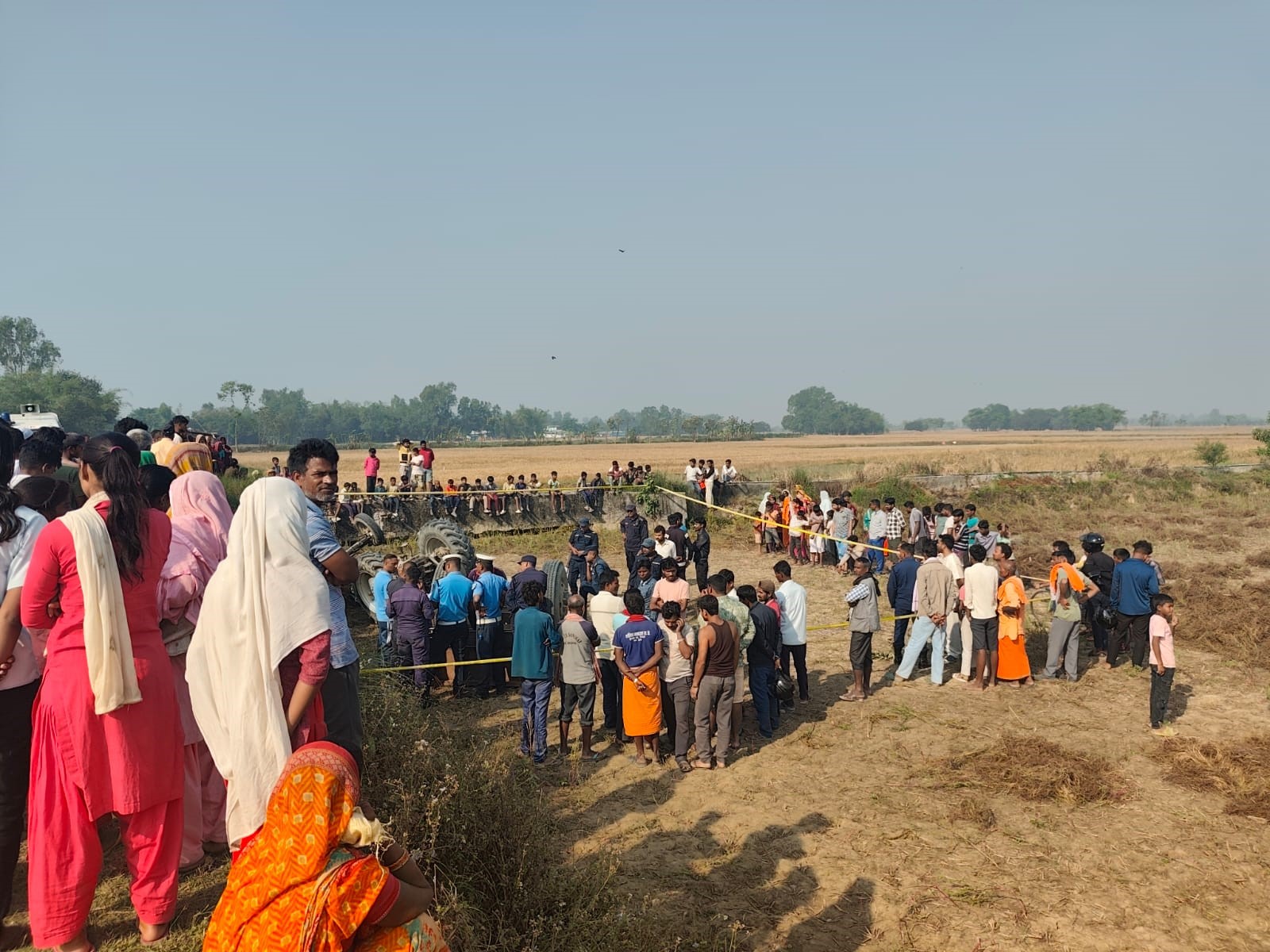 रौतहटमा ट्रयाक्टर दुर्घटना हुँदा चालकको मृत्यु
