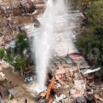 थापाथलीमा बस्ती भत्काउँदा खानेपानी पाइप फुट्यो, आपूर्ति प्रभावित