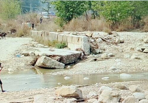 गैडाटार सिँचाइ आयोजना अलपत्र, भत्किएको ड्याम एक वर्षदेखि मर्मतविहीन