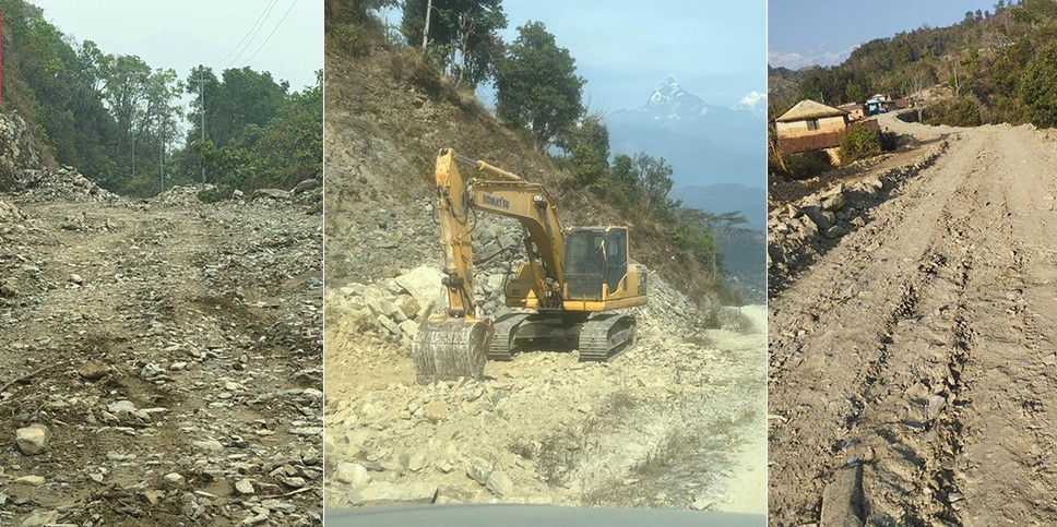 ७ वर्षअघि सकिनुपर्ने सडक अझै अधुरो, परियोजना अलपत्र