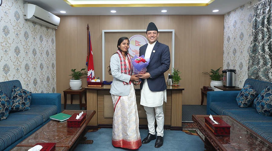 उपसभामुखद्वारा पदभार ग्रहण