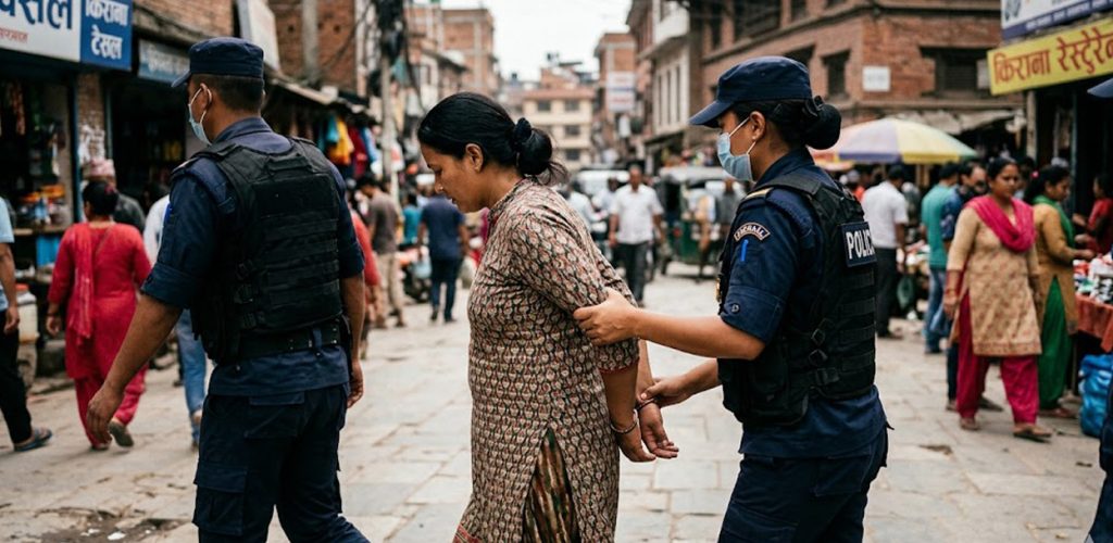 सिरहाको गोलबजारबाट गाँजासहित एक महिला पक्राउ